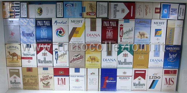 Collezionismo dei pacchetti vuoti di sigarette
